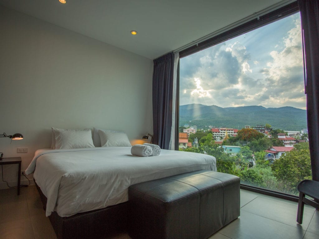 Mountain view from BED Changkian triple room